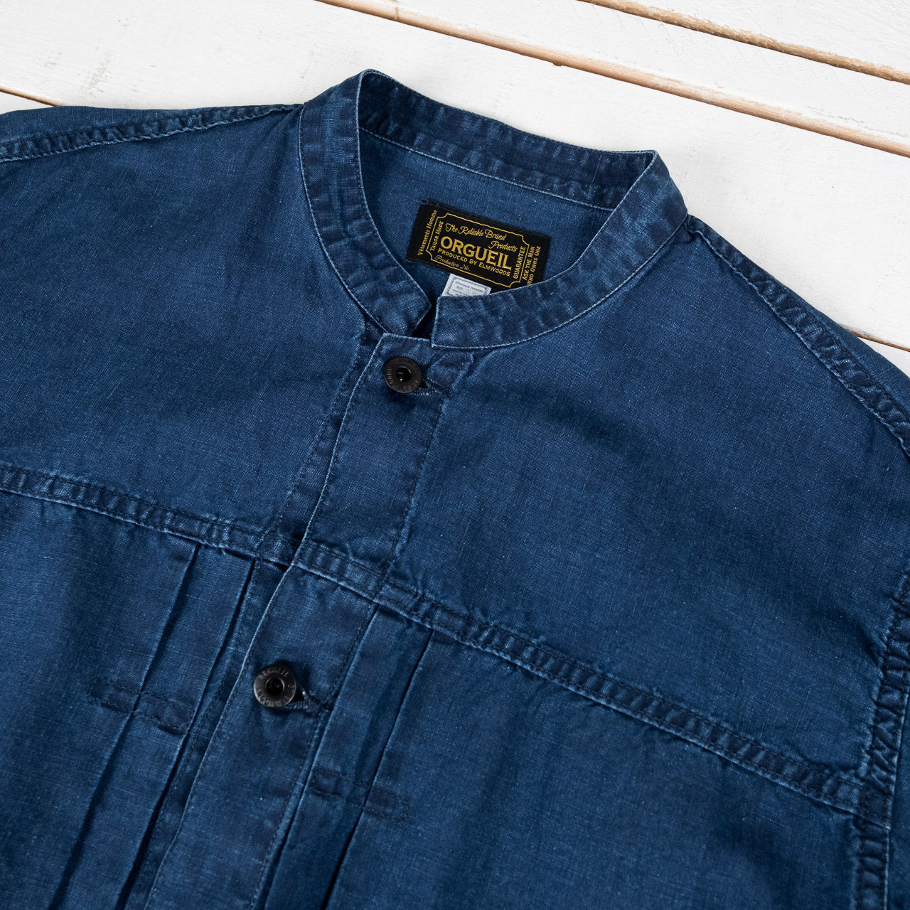 Indigo Linen Jacket