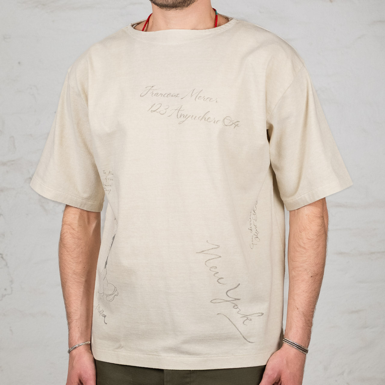 Athletic T-Shirt "Drawing" Bone