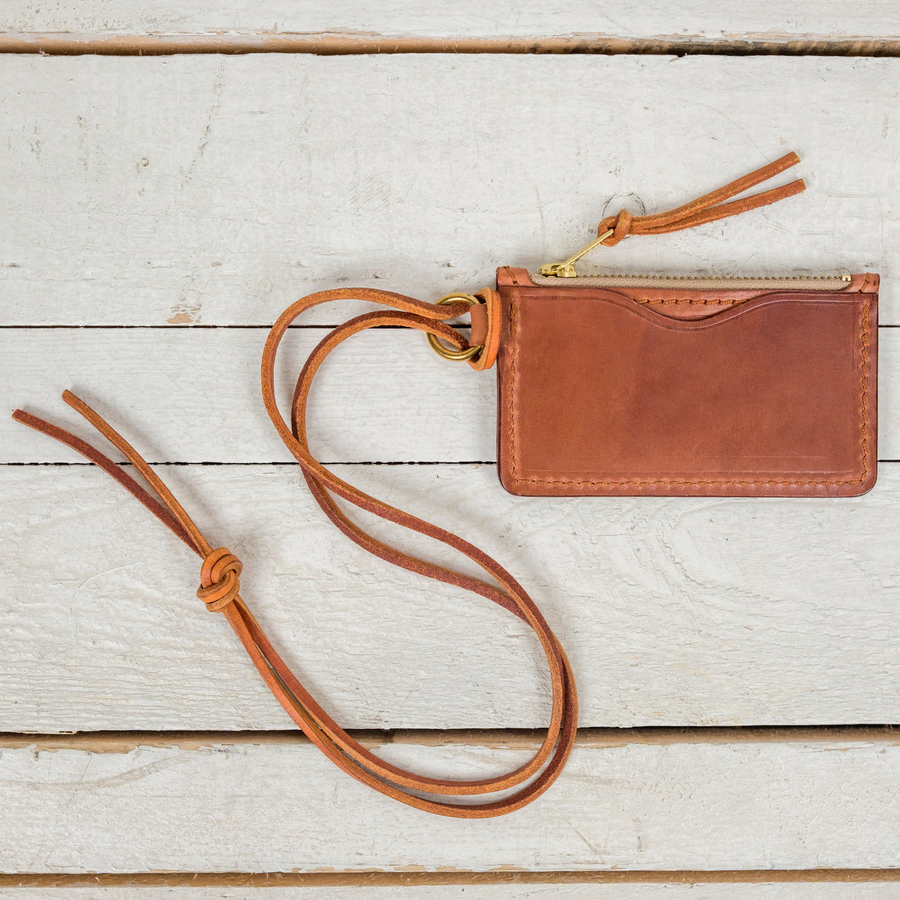 Biker Wallet Mini Braun