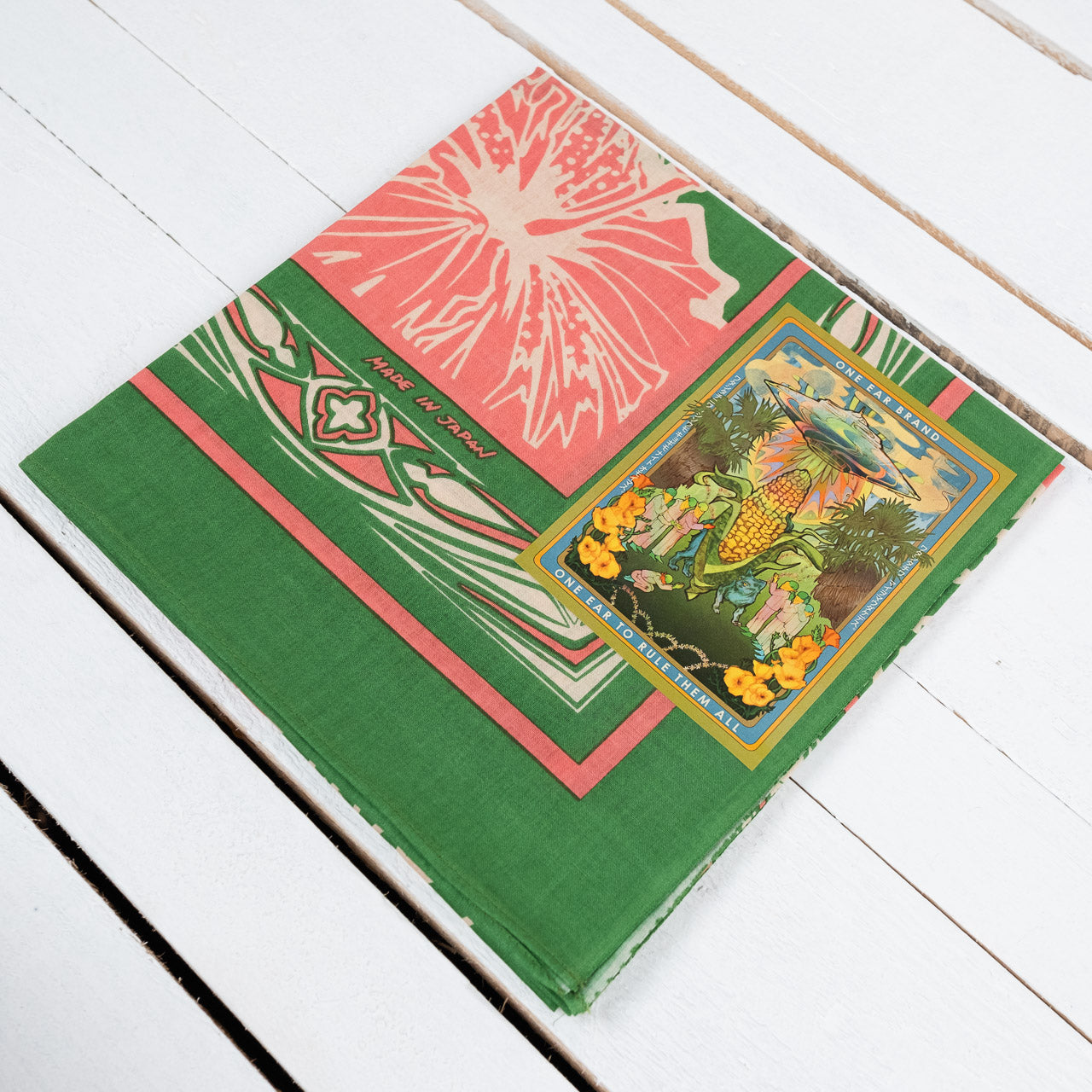 Bandana "Ridiculum" 90x90 Grün