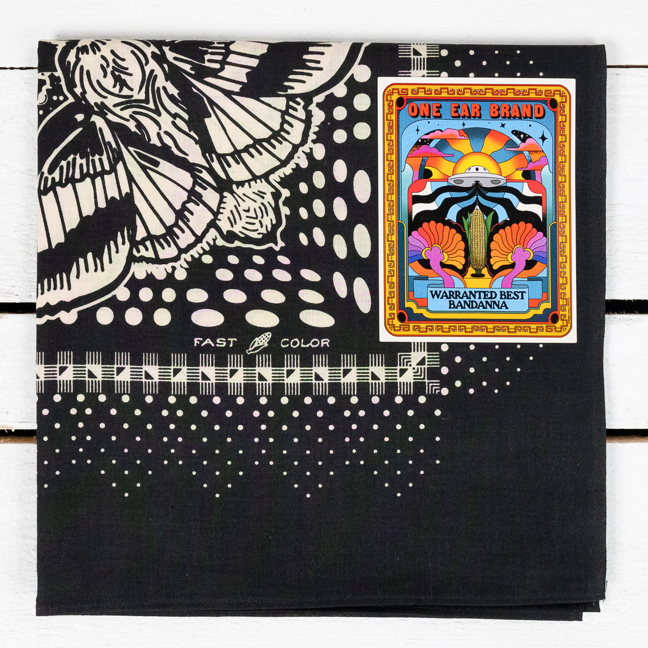 Bandana "Nighthings" 90x90 Schwarz