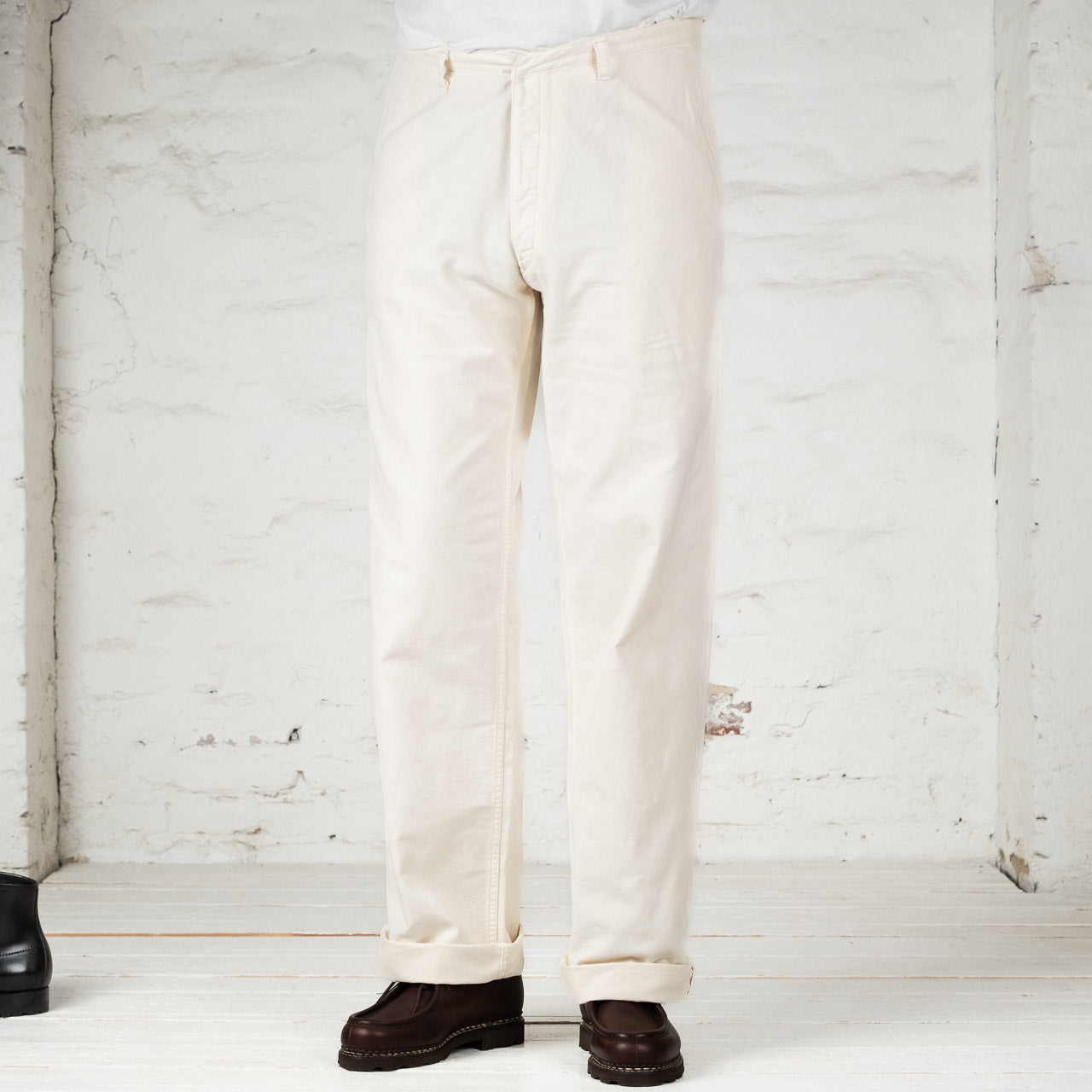 1930's Officer Summer Pants White