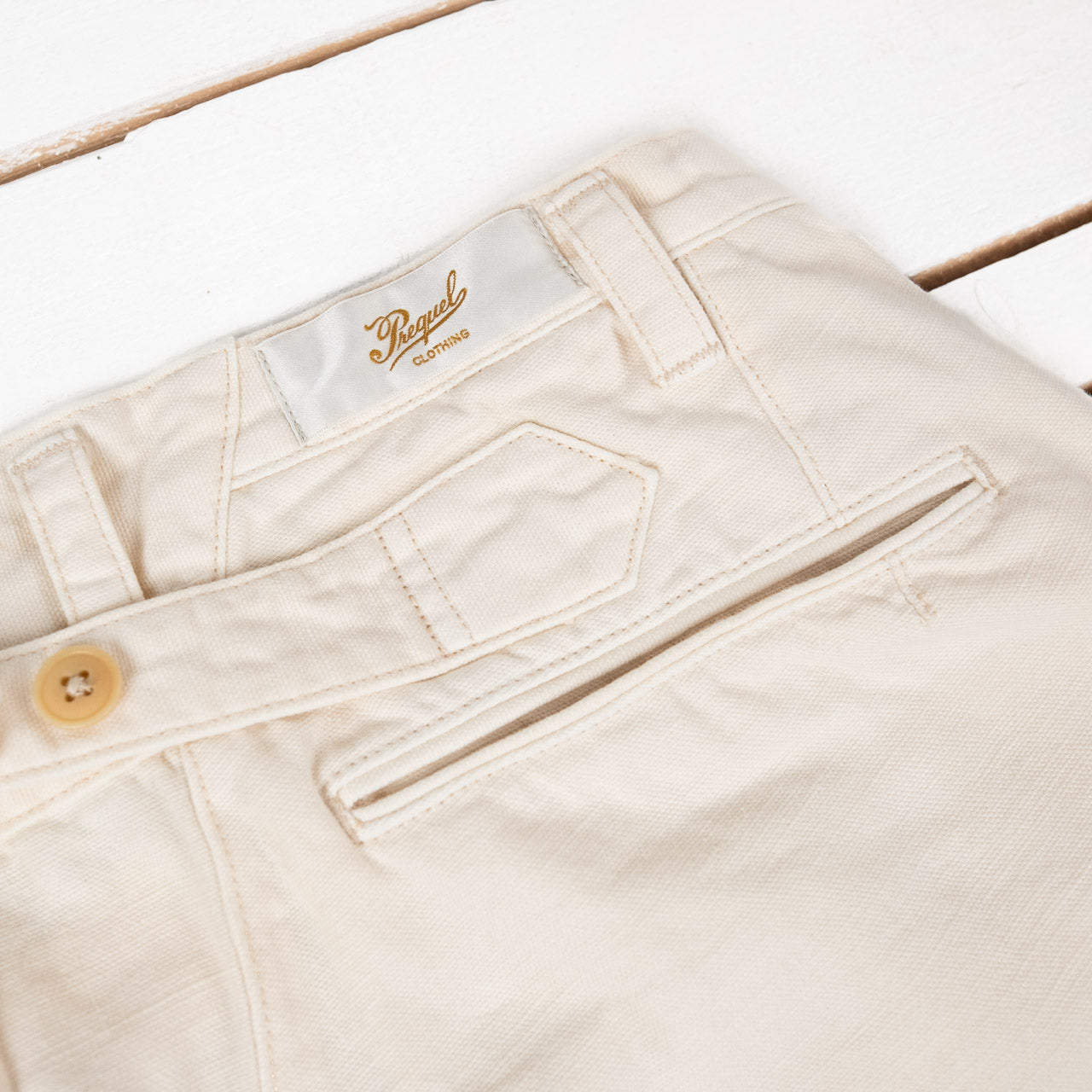 1930's Officer Summer Pants White