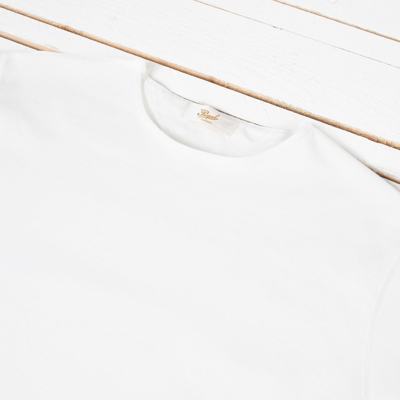 Stiff Cotton T-shirt Weiß