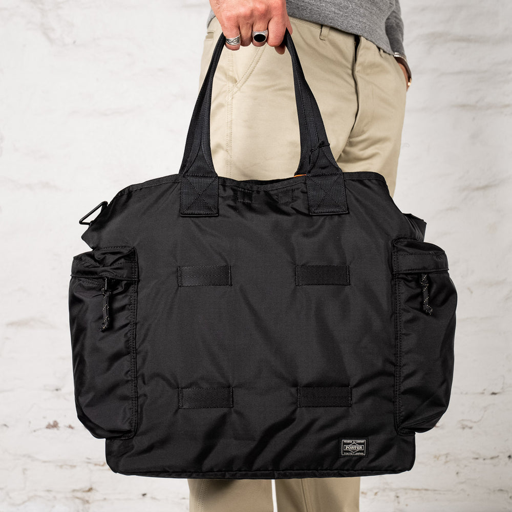 Force 2Way Tote Bag Schwarz
