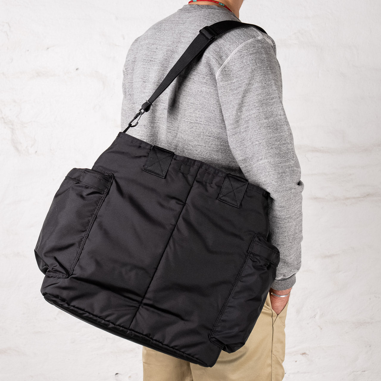 Force 2Way Tote Bag Black