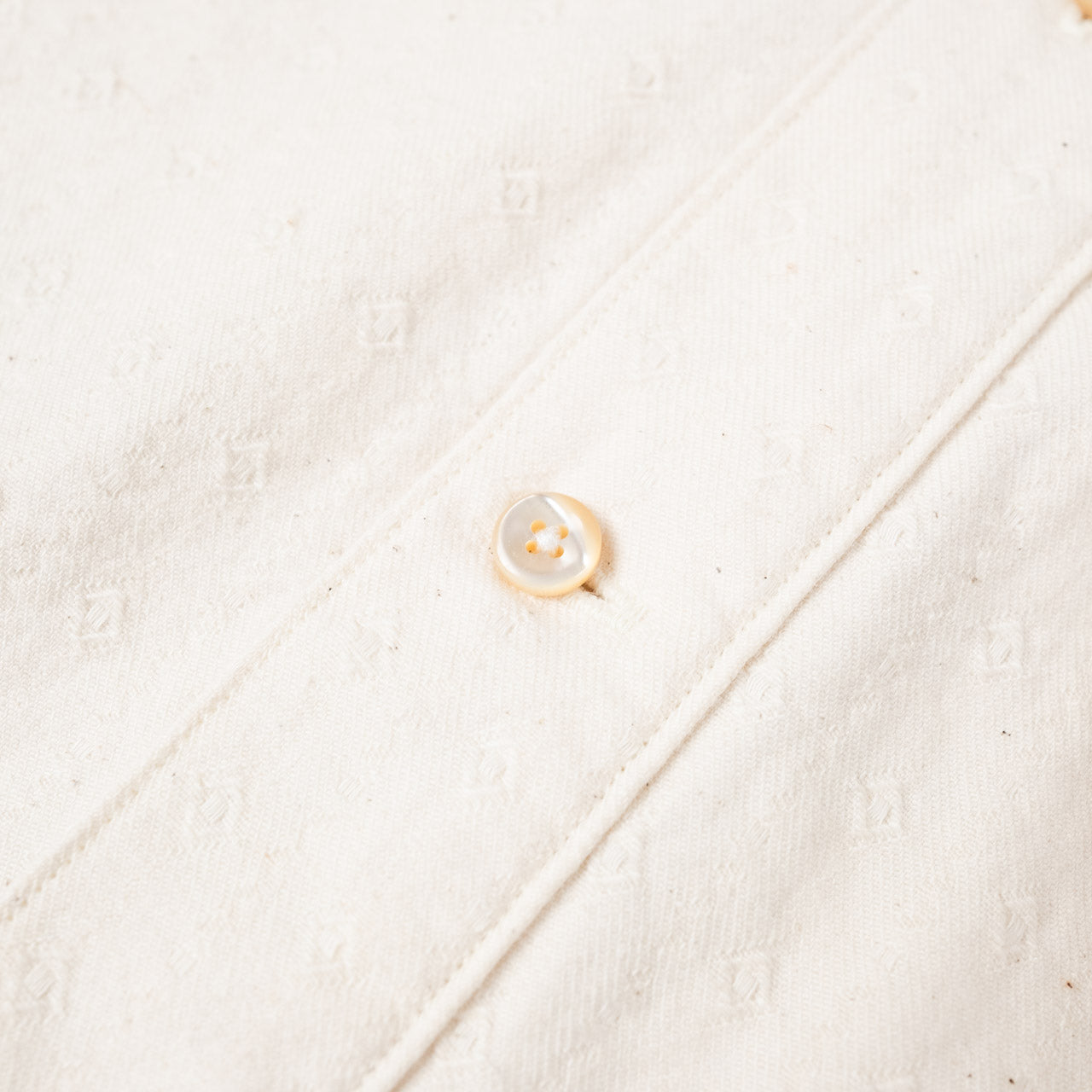 Stand-Up Collar Shirt Natural
