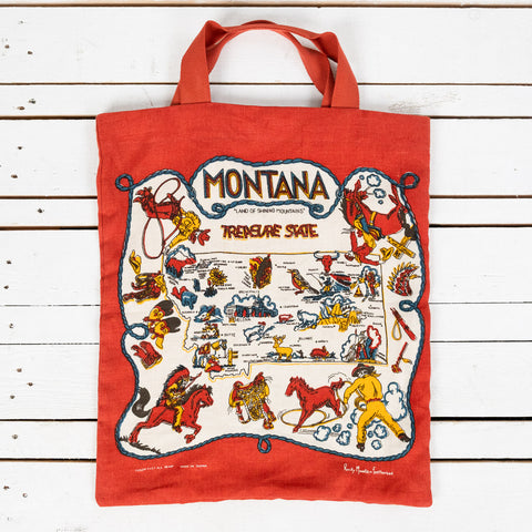 Grocery Bag Montana Hemp Red