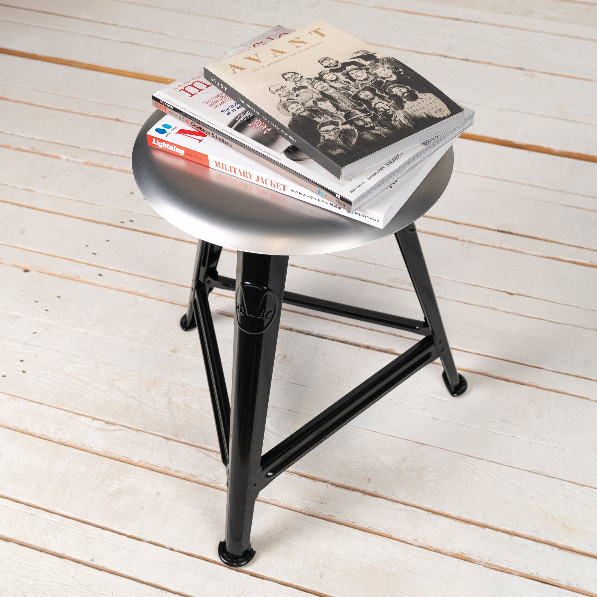 Rowac Stool Black Glossy