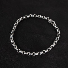 Sterling Link Bracelet Silver