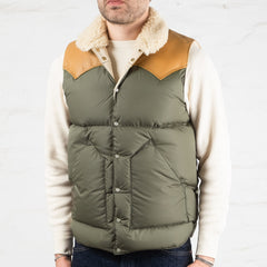 Christy Down Vest Olive