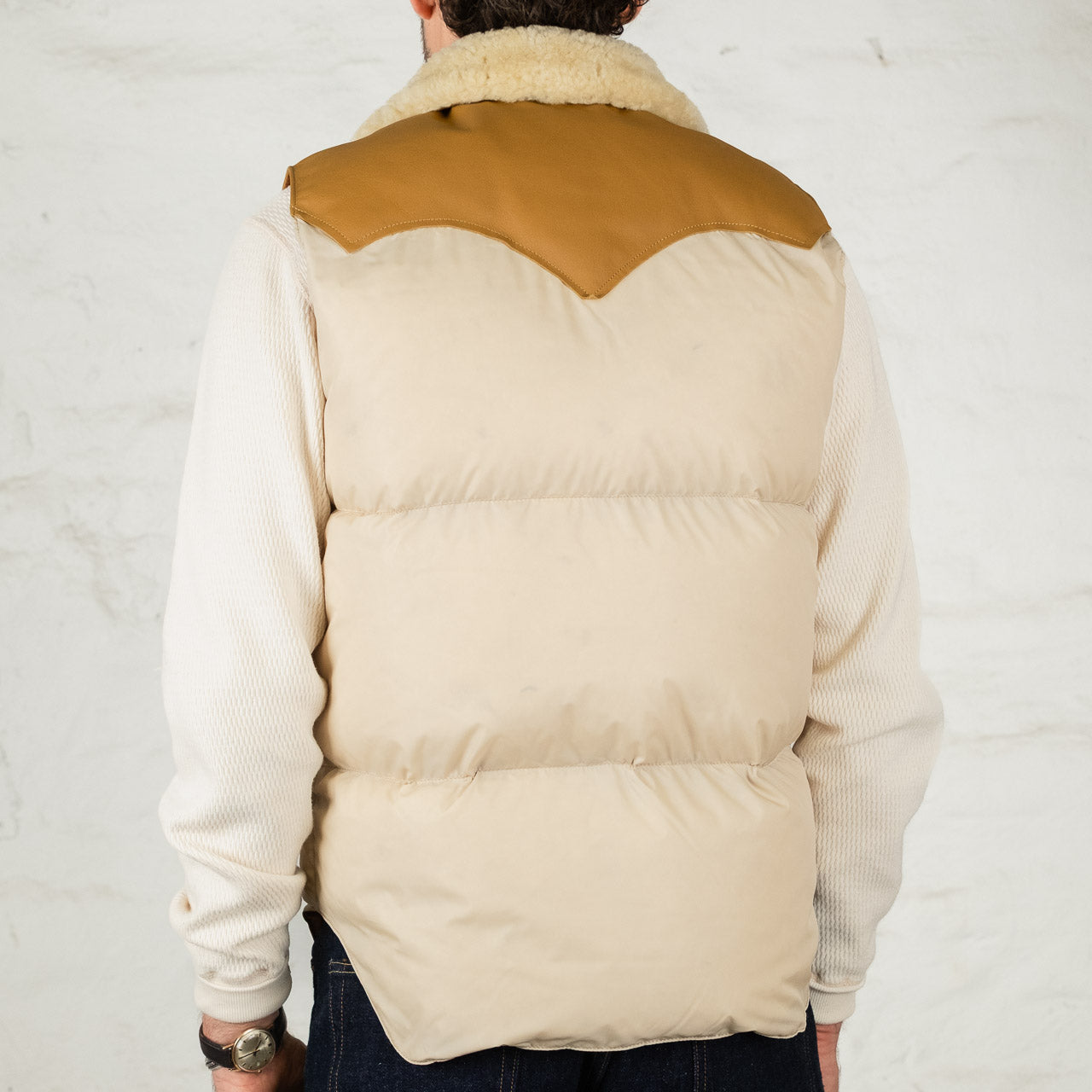 Christy down vest L.Beige