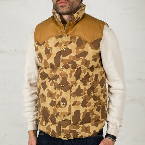 Hunter Camo Brown Down Vest