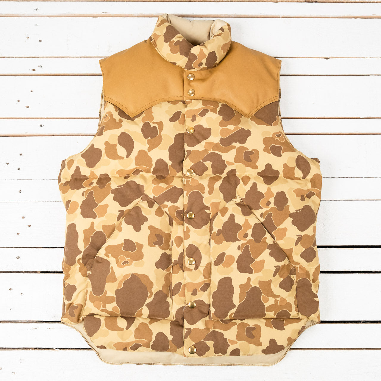 Hunter Camo Brown Down Vest