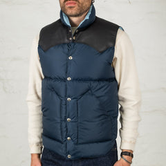 D.Navy down vest