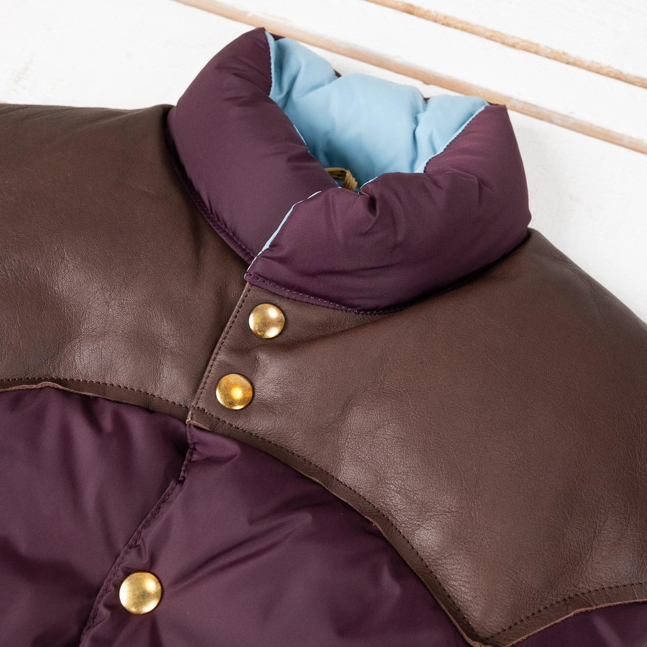 Plum down vest