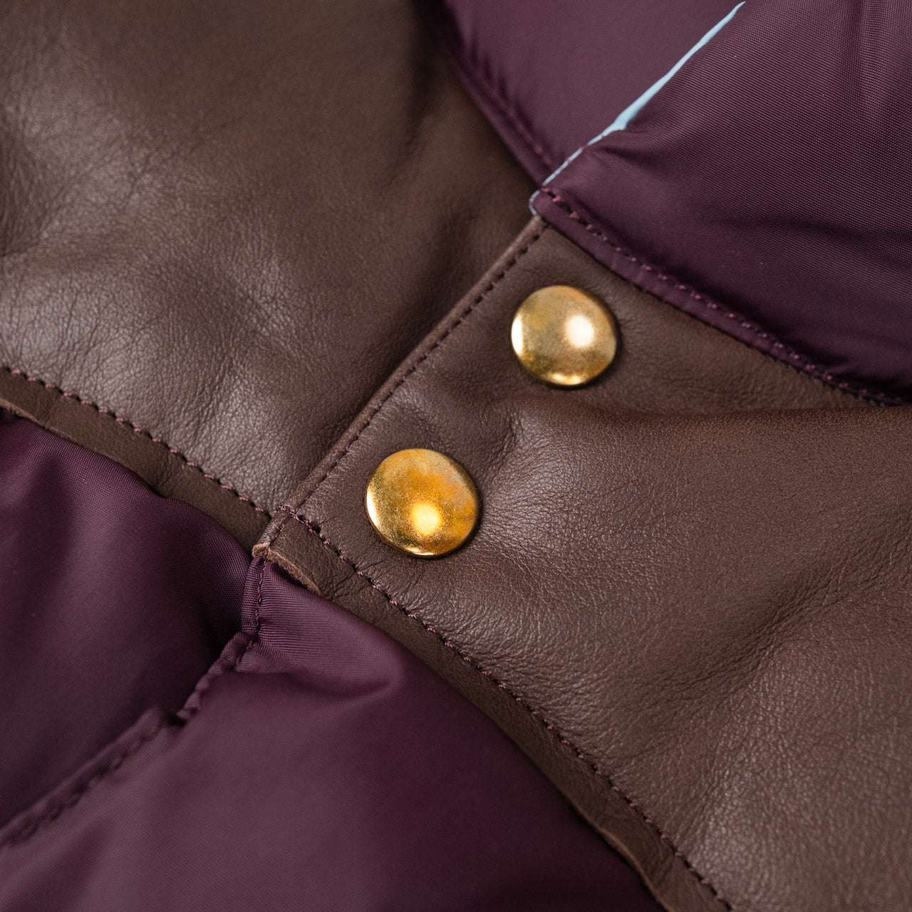 Plum down vest