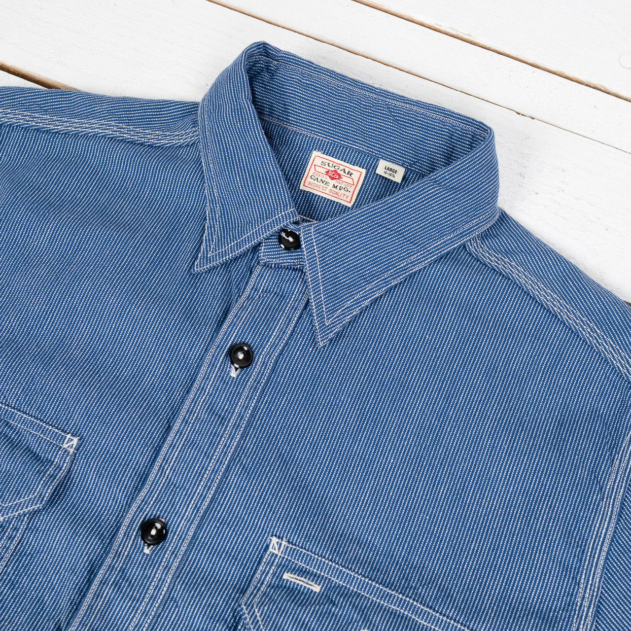 Jean Cord Work Shirt Navy