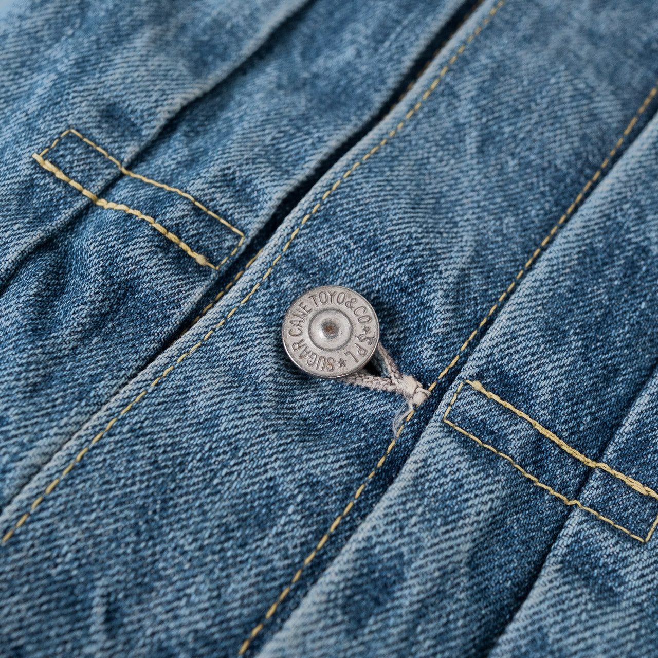 14.25 oz. Denim Jacket 1953 Aged Model Cartoon