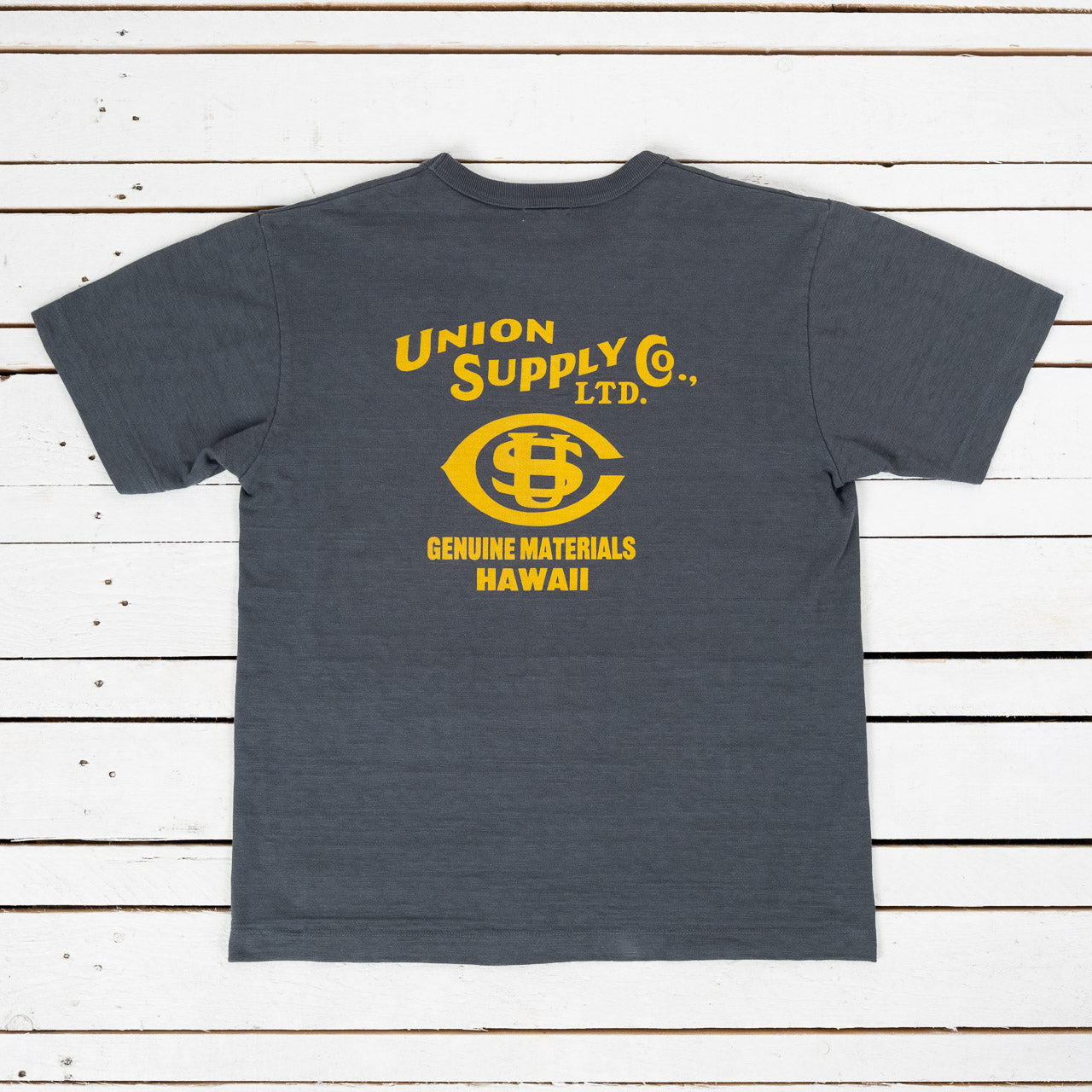 S/S Tee Union Supply Slub Black