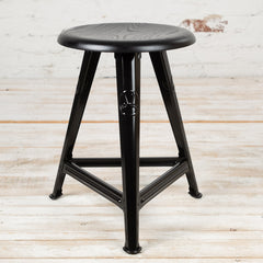ROWAC Stool Black Gloss/Ash Black Stained