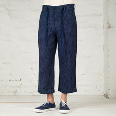 Lightweight Sashiko Japanese Pants Indigo