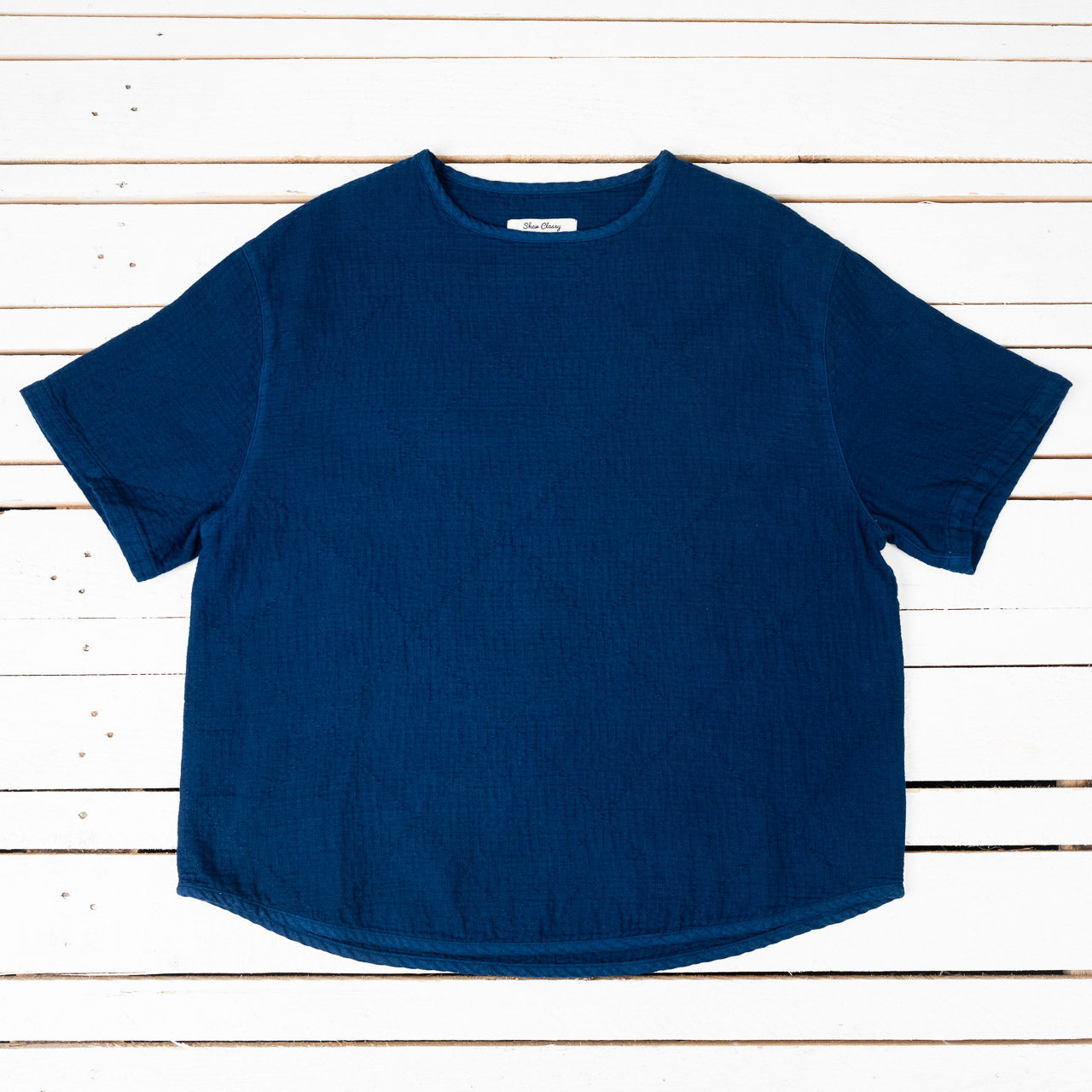 Lightweight Sashiko T-Shirt Indigo