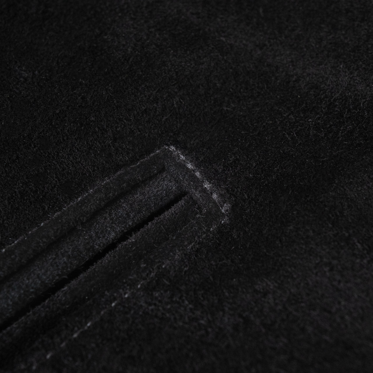 Leather jacket "Youth of America" ​​Rough Out Black