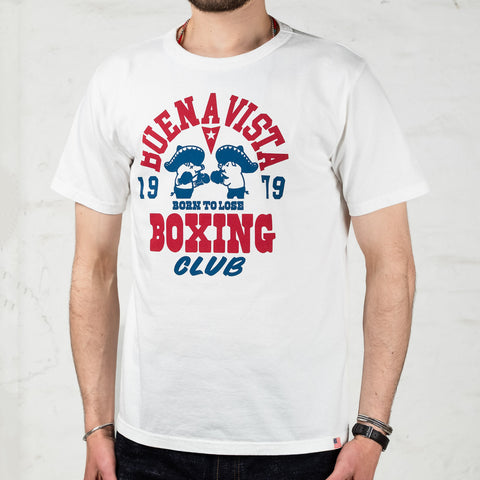 Boxing T-Shirt USA Cotton Weiß