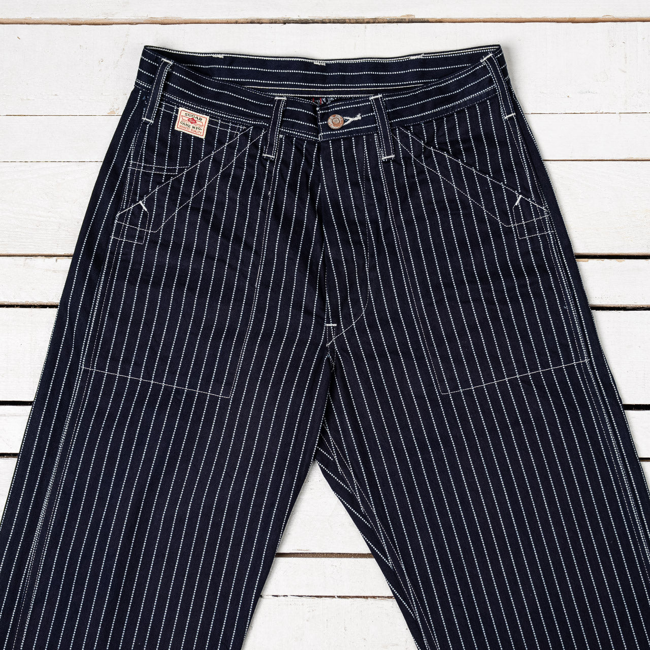 9 oz. Wabash Stripe Engineer Pants One Wash
