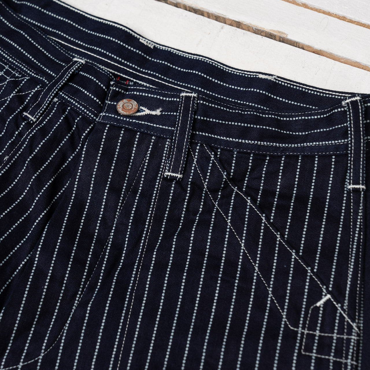 9 oz. Wabash Stripe Engineer Pants One Wash