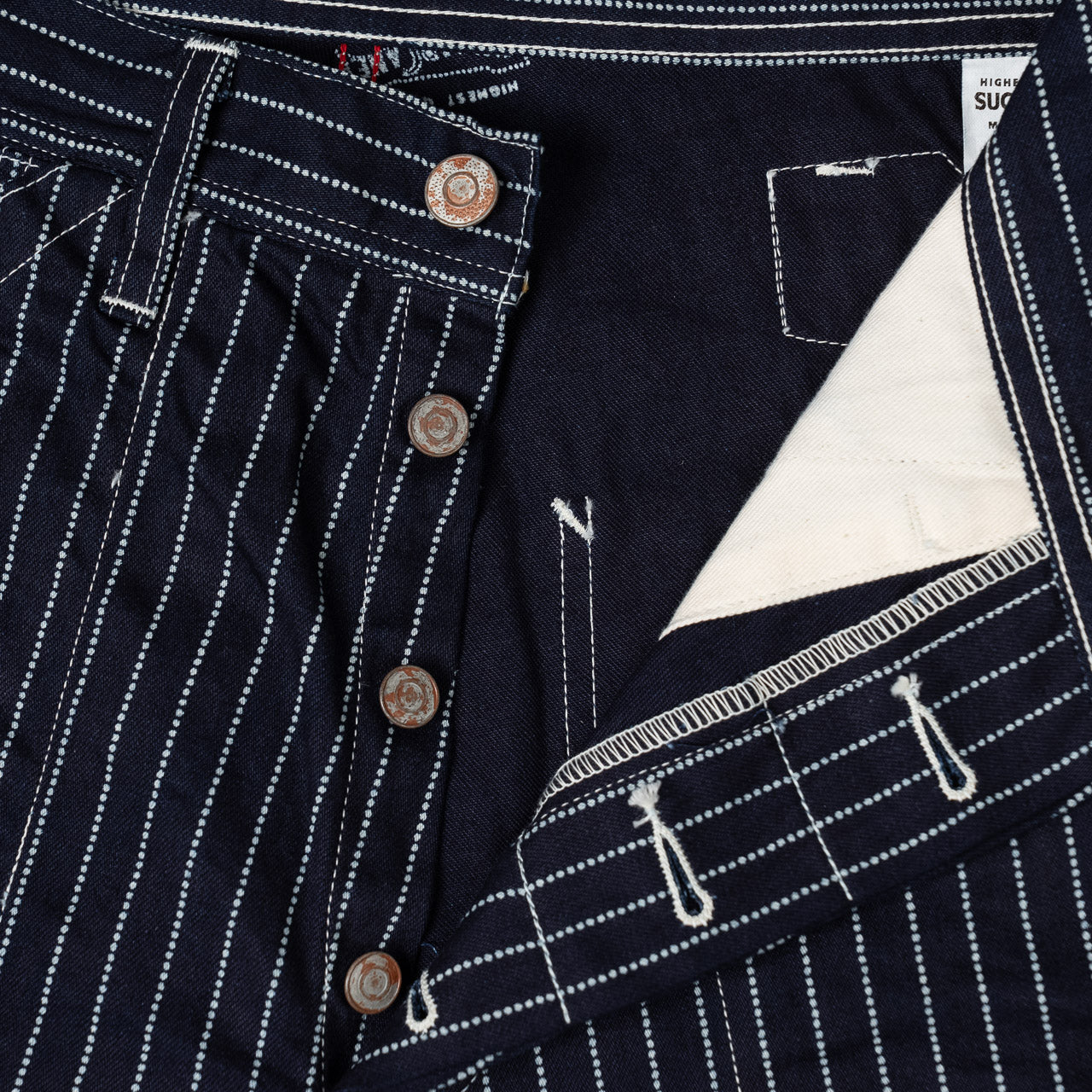 9 oz. Wabash Stripe Engineer Pants One Wash