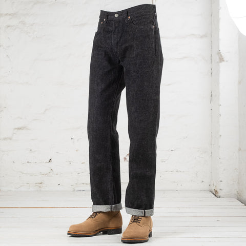 14.25 oz. Black Denim 1947 Regular Straight