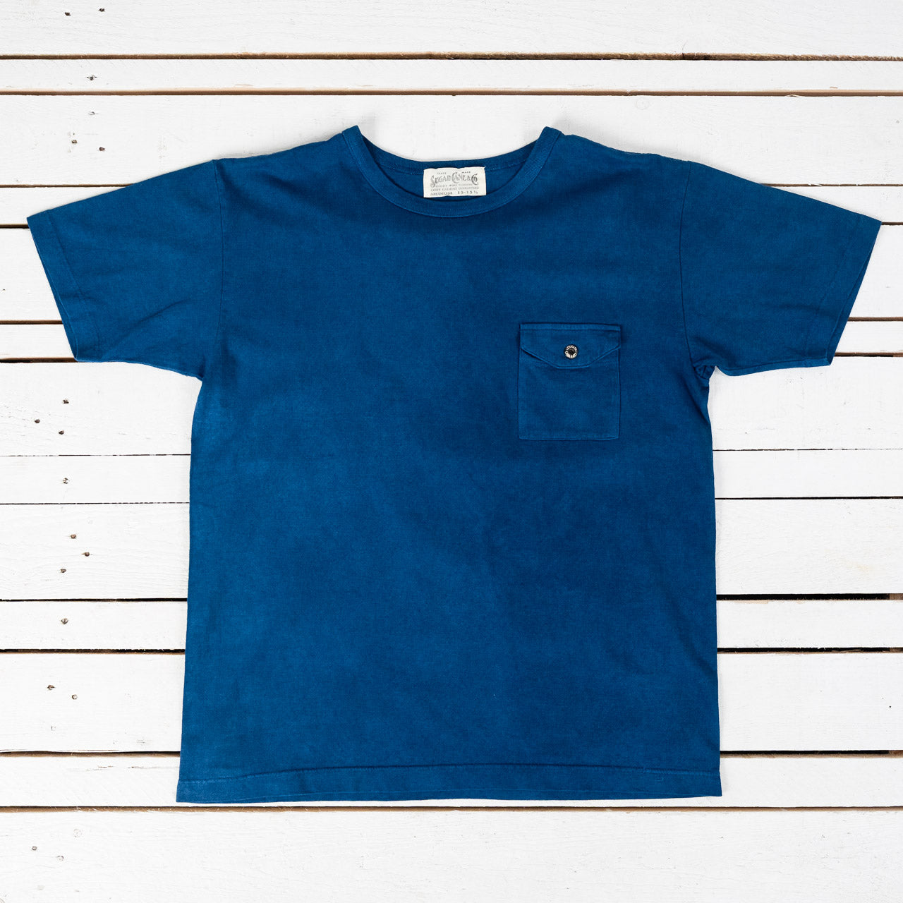 Pocket T-Shirt Indigo Dye