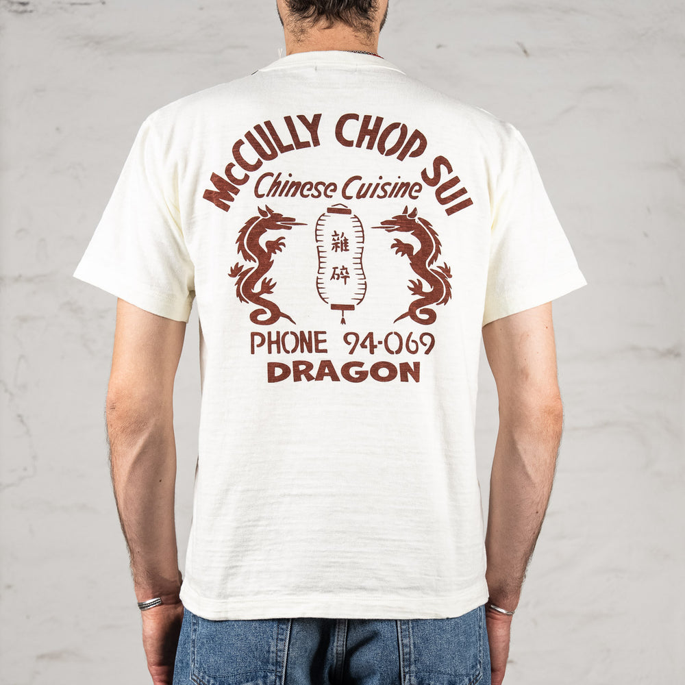 "McCully Chop Sui" Heavy Slub T-Shirt Off-White