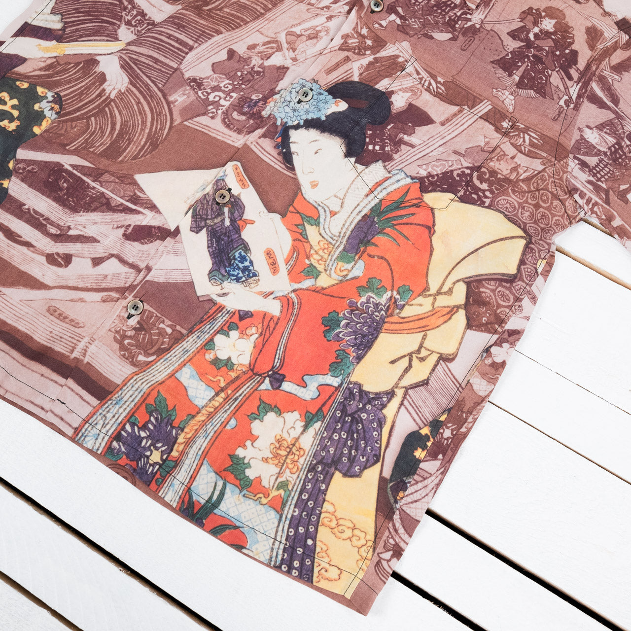 Special Edition "Sun Surf X Toyokuni III" Hawaiian shirt