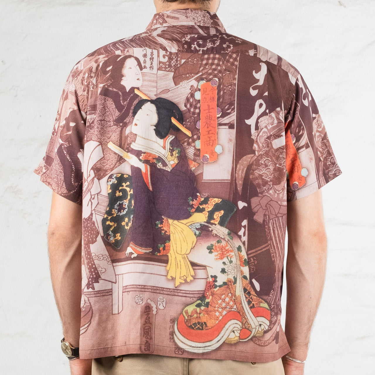 Special Edition "Sun Surf X Toyokuni III" Hawaiian shirt