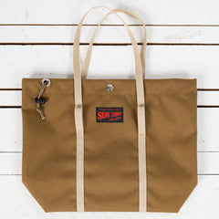 Nylon Beach Bag Small Beige
