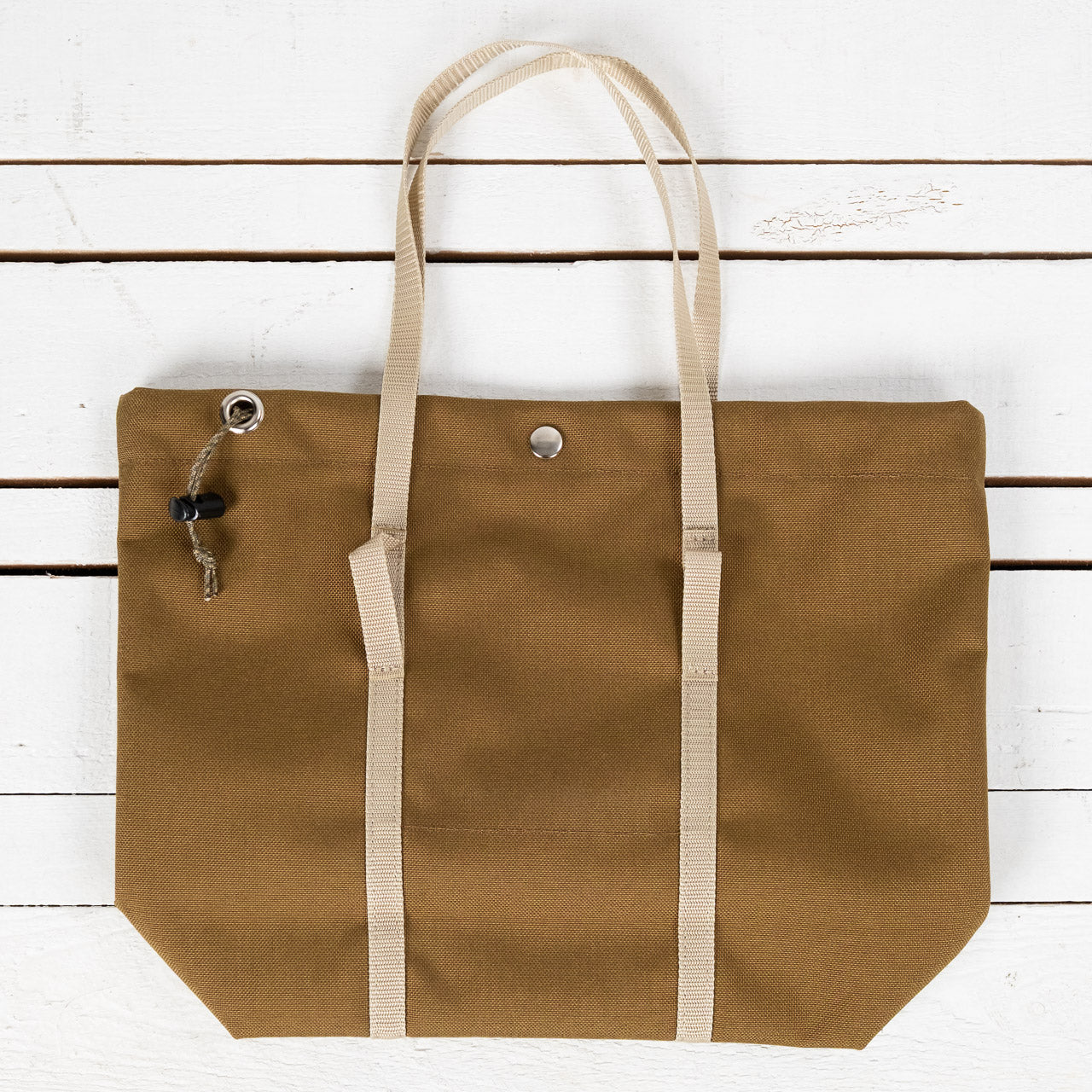 Nylon Beach Bag Small Beige