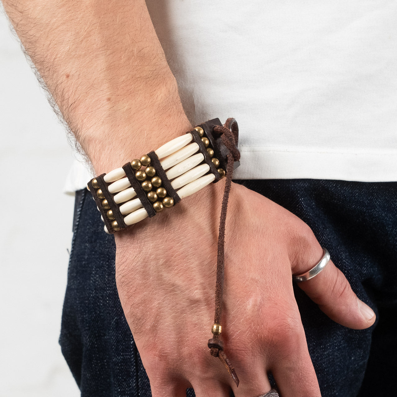 Hairpipe Bracelet 5 Rows
