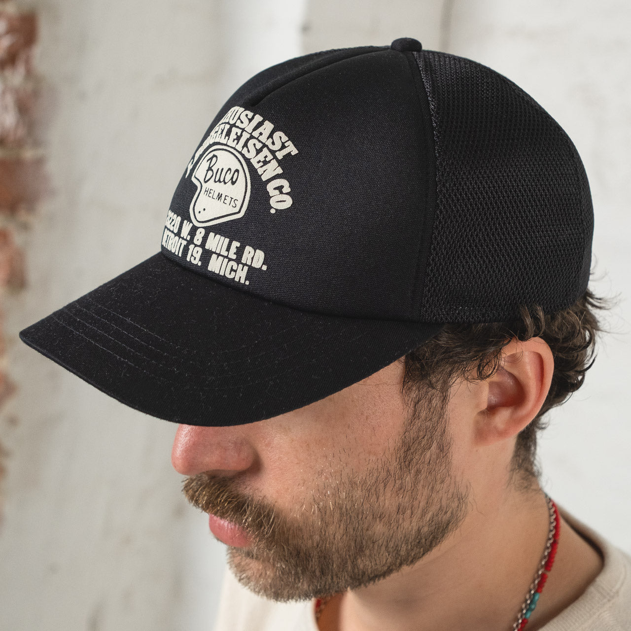 Buco Mesh Cap Enthusiast Black