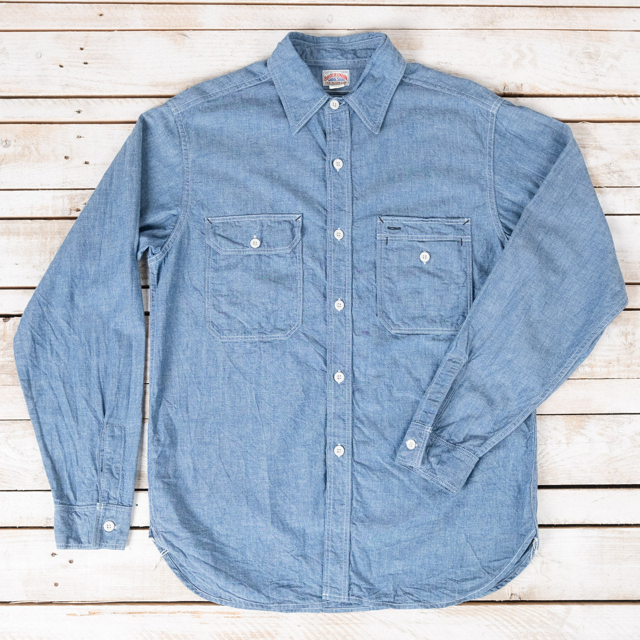 MS24004 8HU Chambray Serviceman Shirt
