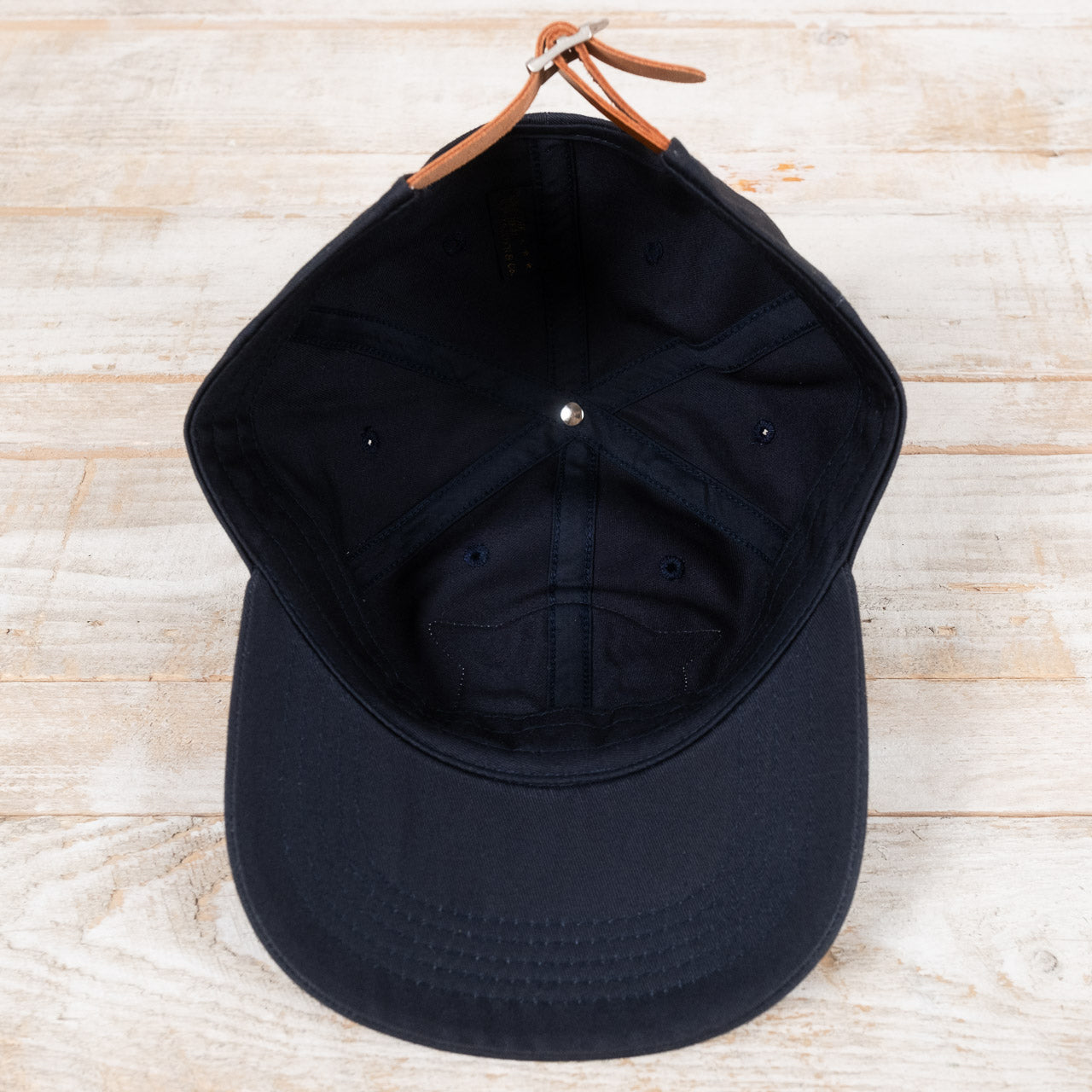 MA23001 THE REAL McCOY'S Logo Baseball Cap Navy