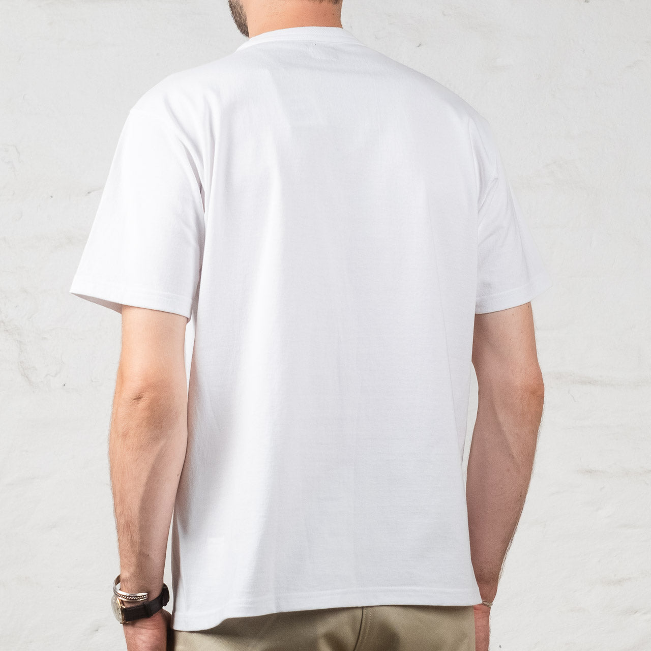 THE REAL McCOY'S Logo T-Shirt Weiß