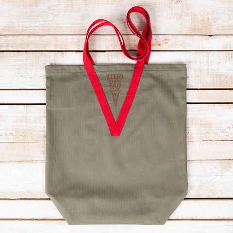 Victory Shoulder Tote Bag Olive