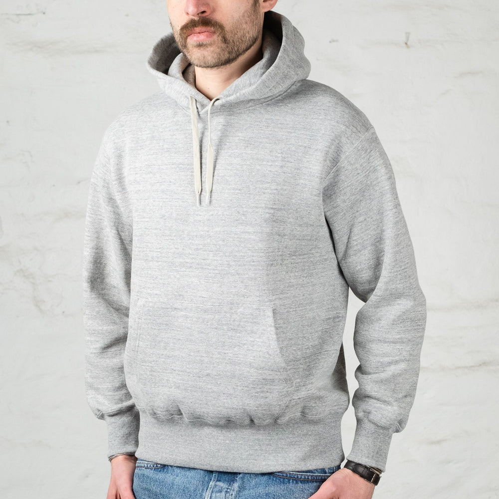 10 oz. Loopwheel Hooded Sweatshirt Gray Heather
