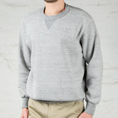 10 oz. Loopwheel crewneck sweatshirt gray melange