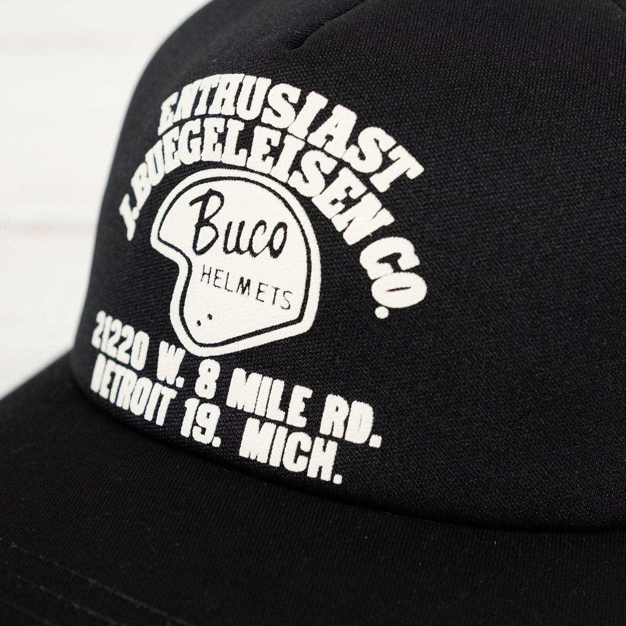 Buco Mesh Cap Enthusiast Black