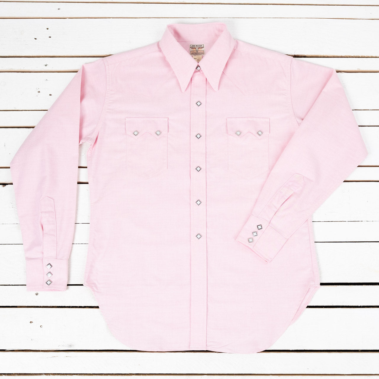 OXFORD WESTERN SHIRT SAWTOOTH PINK