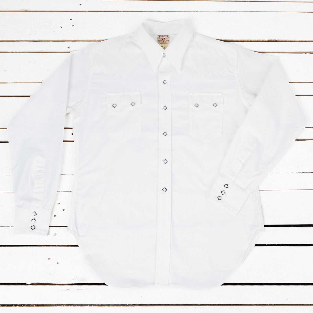 OXFORD WESTERN SHIRT / SAWTOOTH White